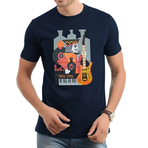 Premium Tshirt For Men - King's Guitar - CLT007 Premium Tshirt For Men