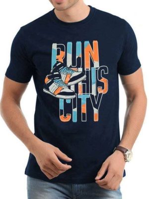 Premium Run This City Tshirt For Men
